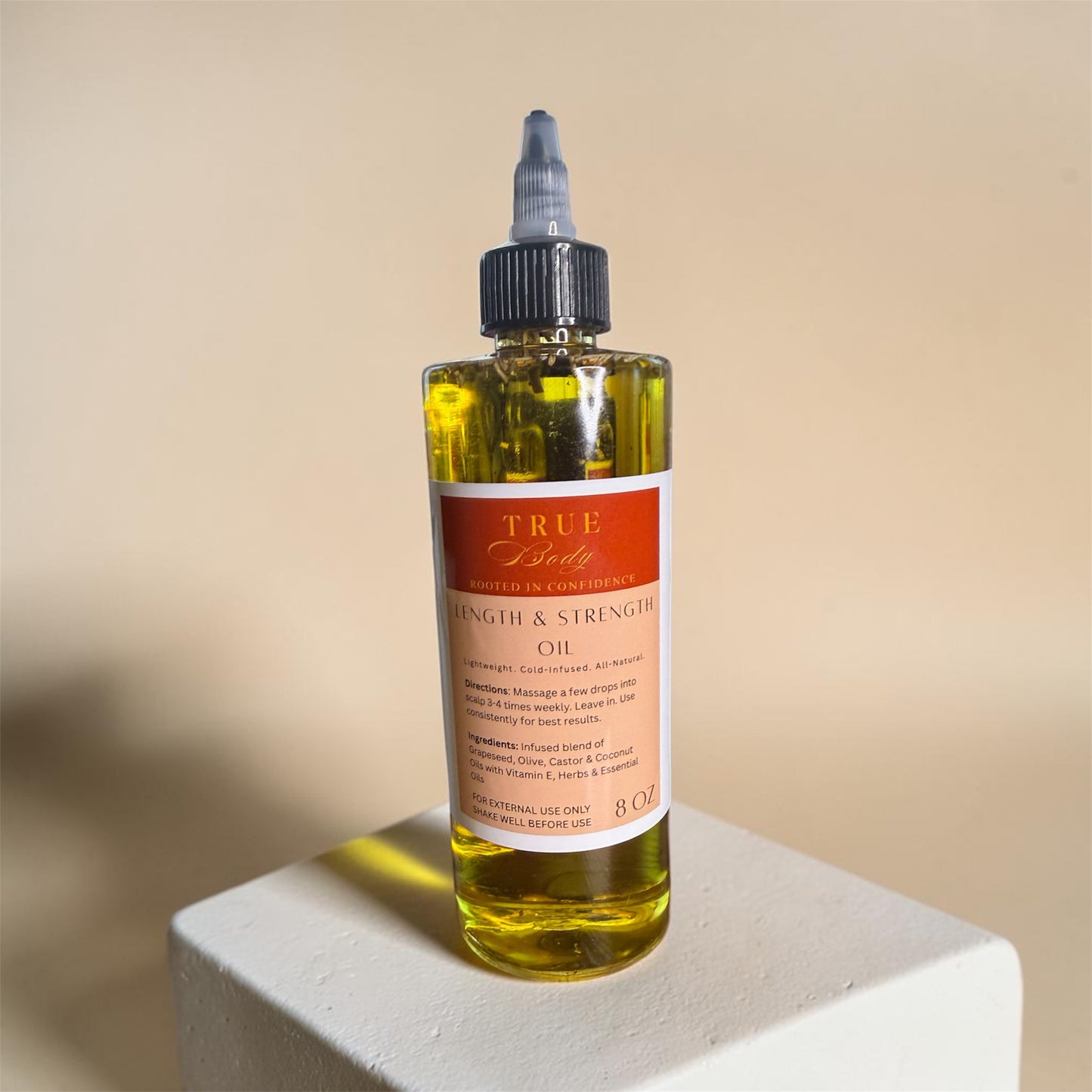 True Body Length & Strength Oil (8oz)